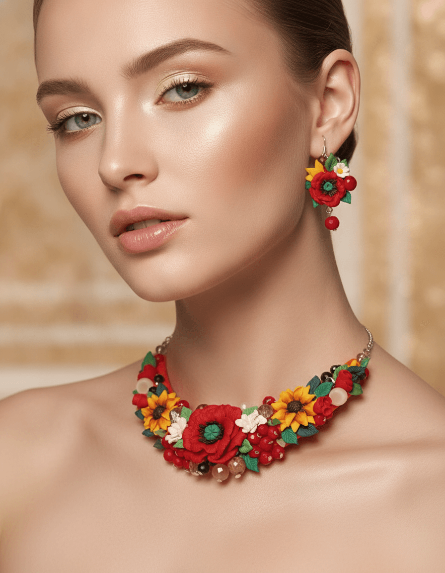 Conjunto Amapolas y Girasoles